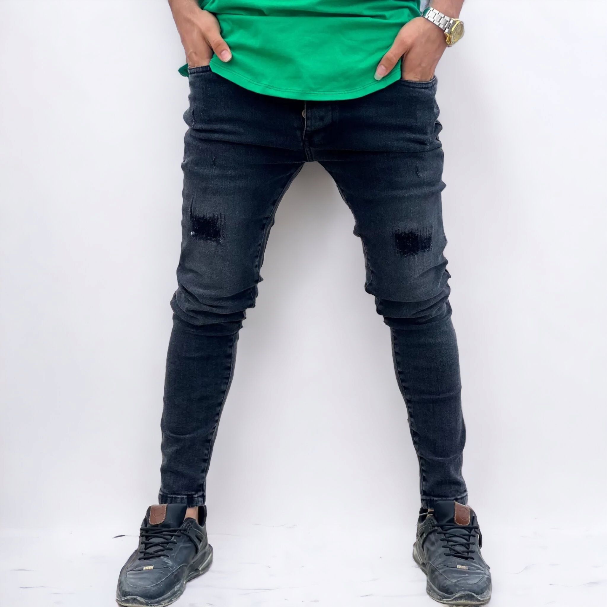 Men's charcoal absorption leggings with zap1